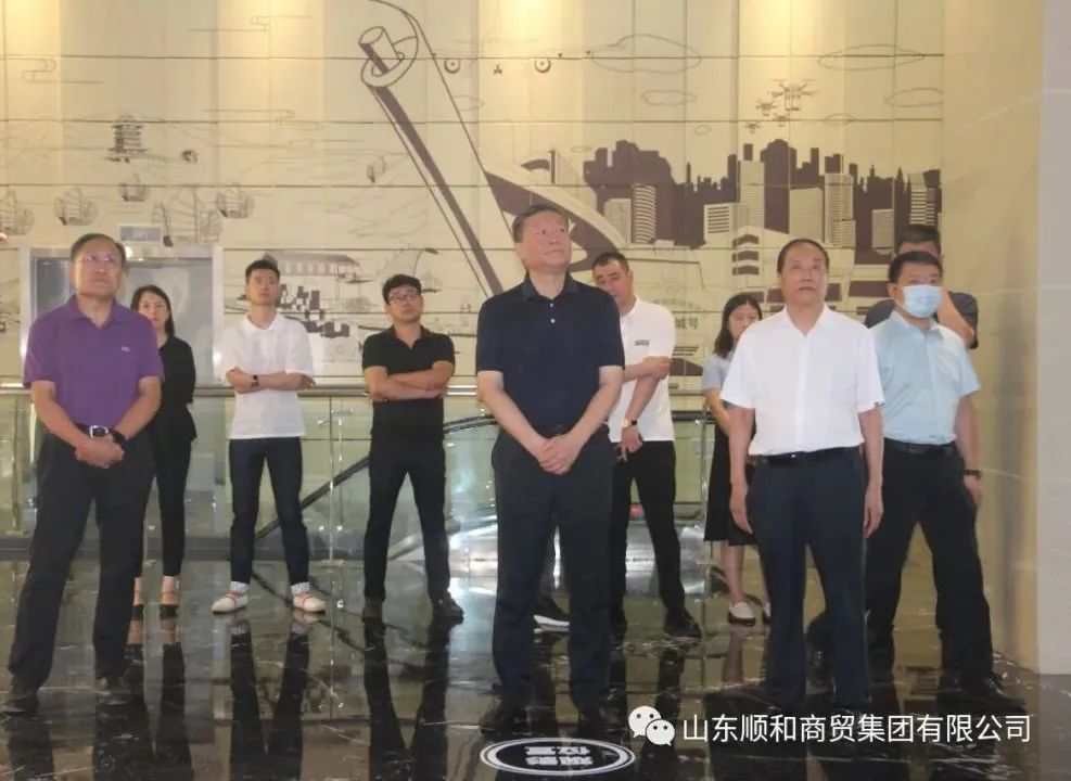 新疆伊犁州黨委副書記郝建民一行蒞臨順和集團參觀考察