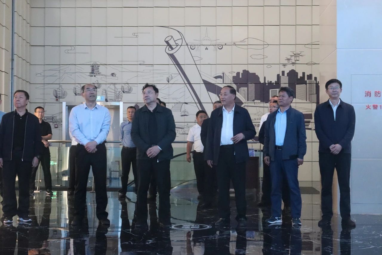 臨沂市城市綠色貨運配送示范工程驗收工作組蒞臨順和國際智慧物流園